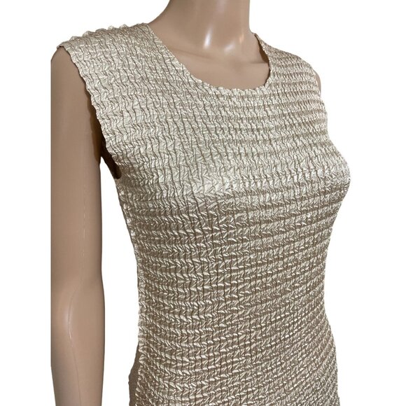 Nicola Gold Blouse Size Medium - Picture 2 of 3